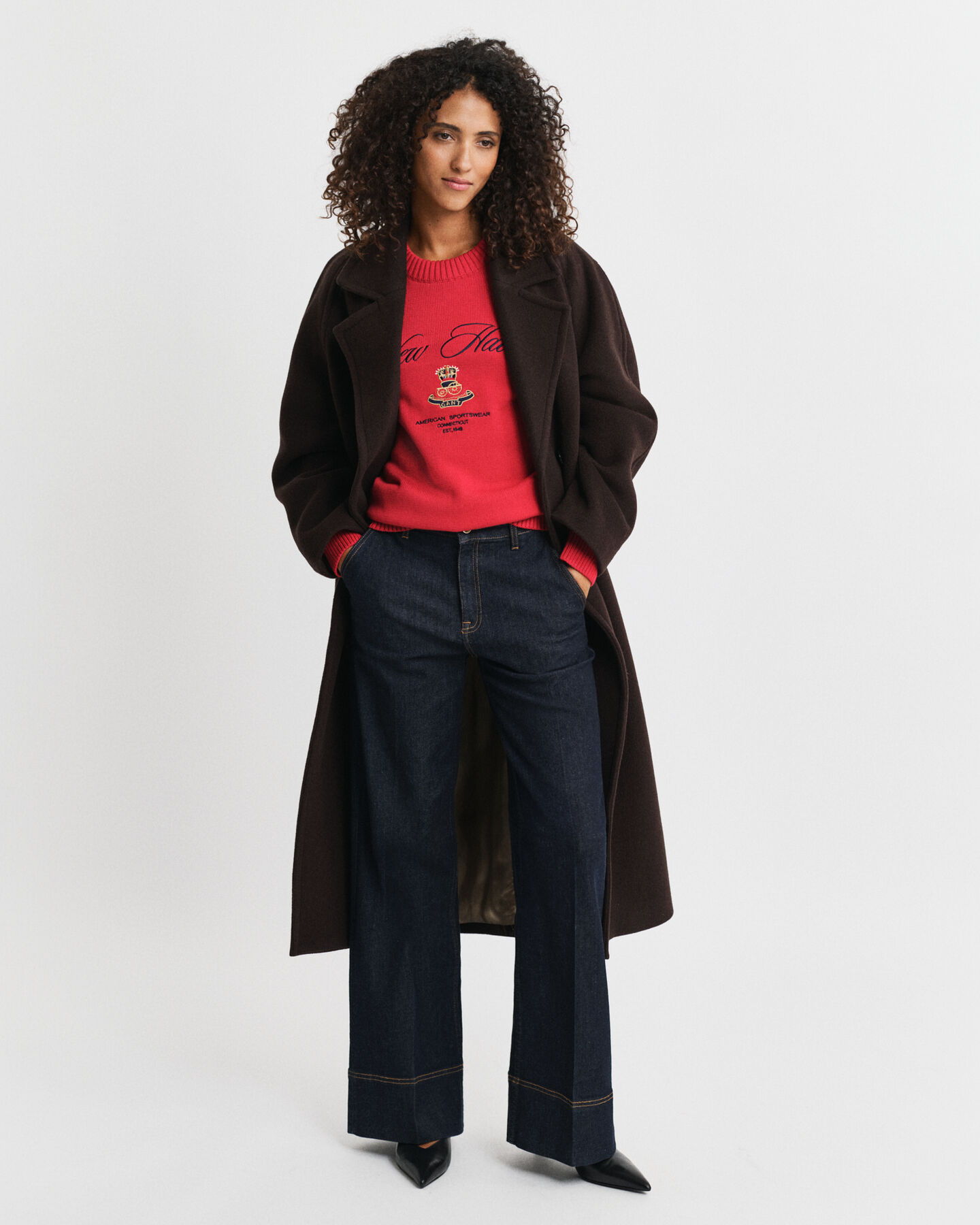 Graphic Rundhalspullover