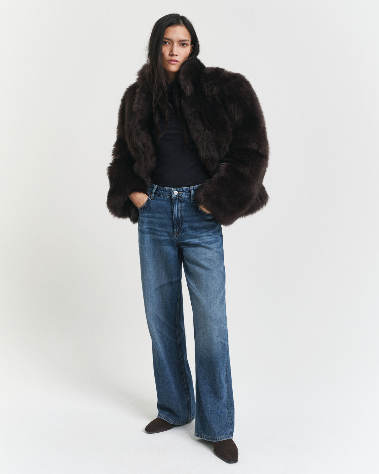 Shearling-Jacke