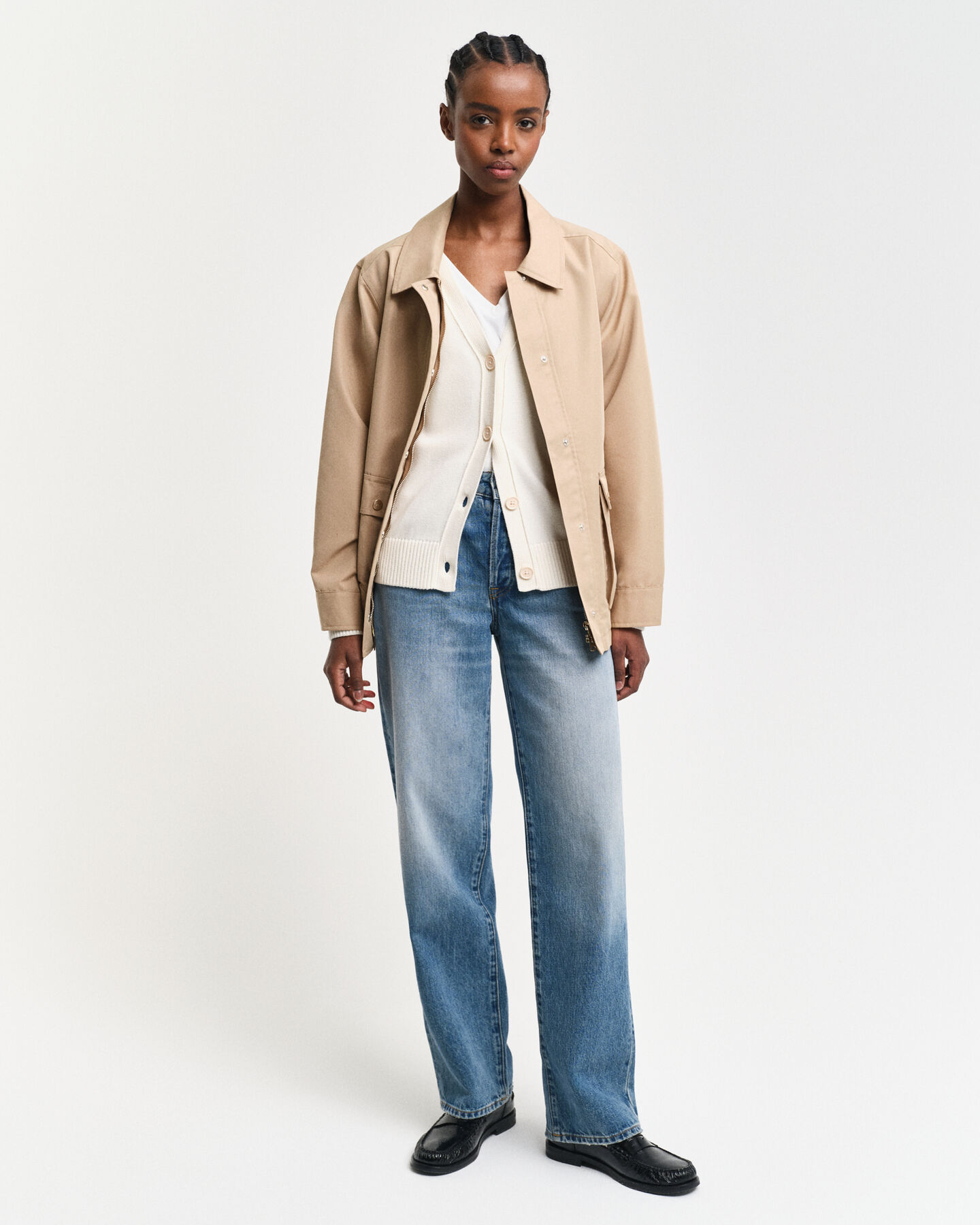 Classic Strickjacke aus Baumwolle