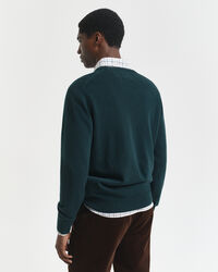 Superfine Lambswool V-Neck Pullover
