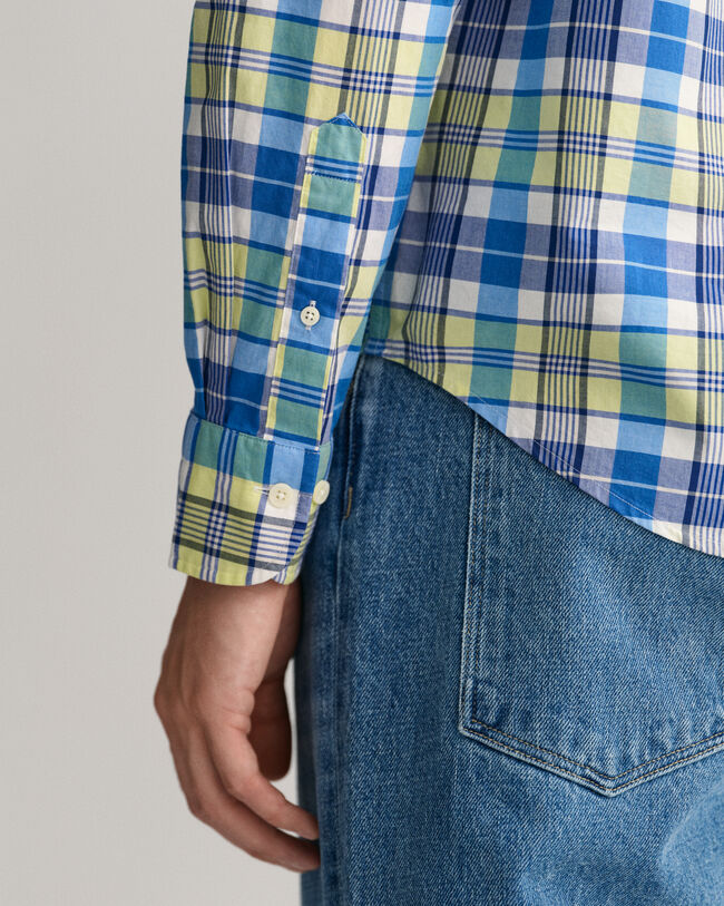 Regular Fit Hemd mit buntem Karomuster