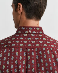 Regular Fit Twill-Hemd mit Paisley-Print
