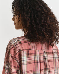 Relaxed Fit Flanellbluse mit Karomuster