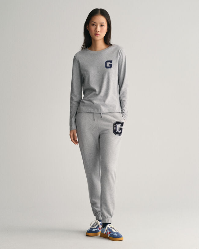 G Rundhals-Langarmshirt