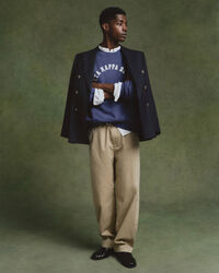 Collegiate Graphic Rundhals-Sweatshirt