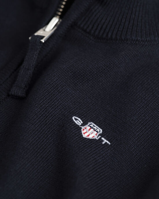 Kids Shield Strickjacke aus Baumwolle mit Reißverschluss