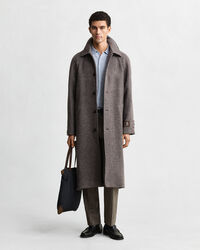 Kurz&auml;rmeliger Polopullover aus extrafeiner Merinowolle