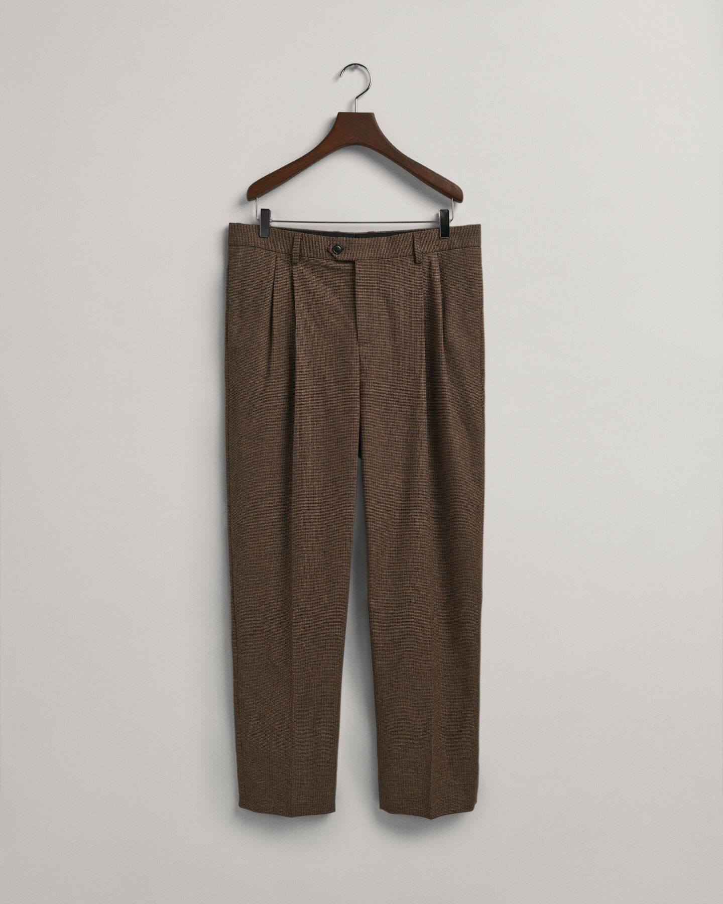 Anzughose mit Hahnentrittmuster