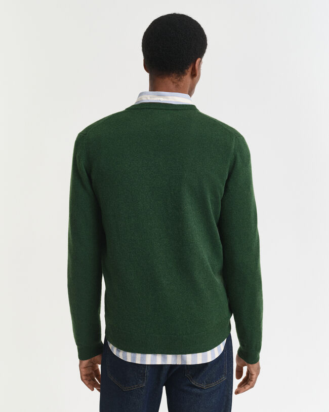 Superfine Lambswool V-Neck Pullover