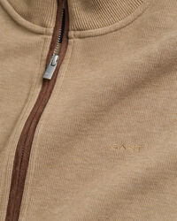 Sacker Rib Strickjacke mit Reißverschluss