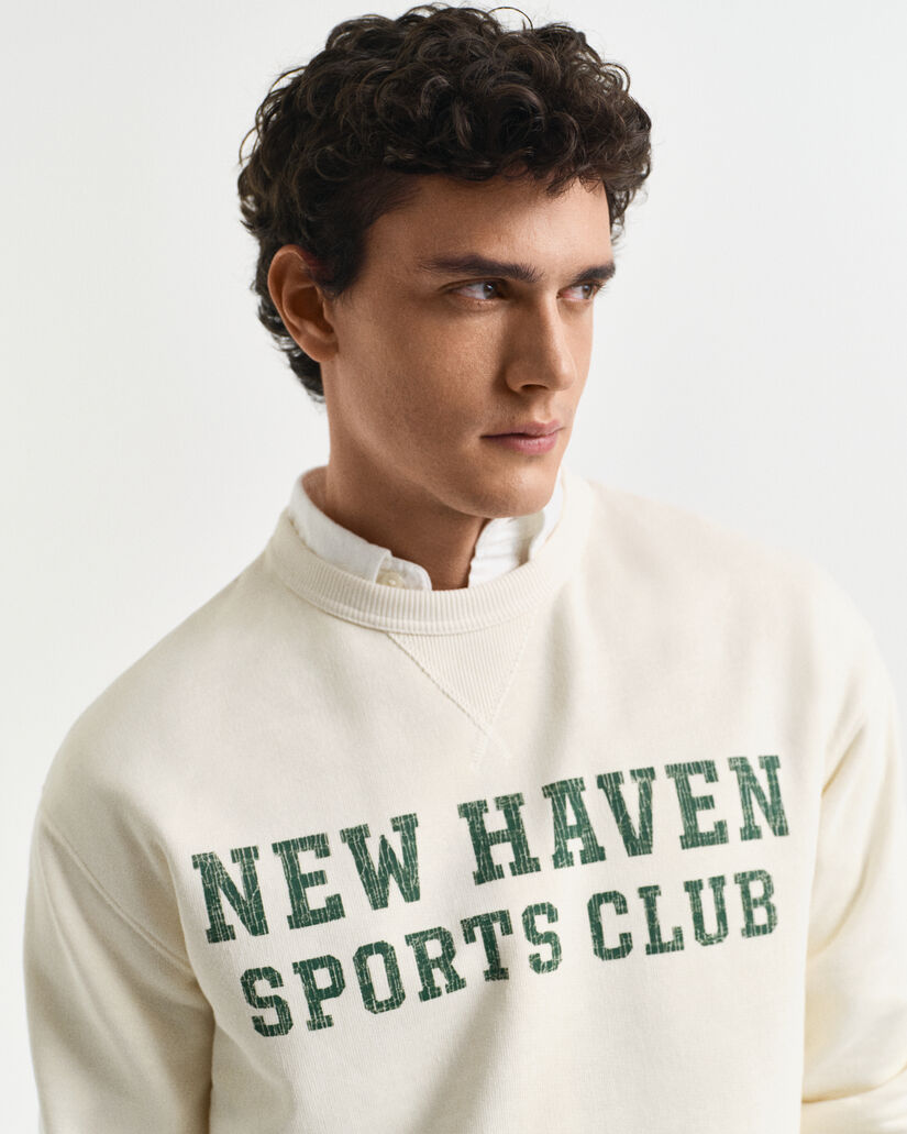 Graphic Rundhals-Sweatshirt