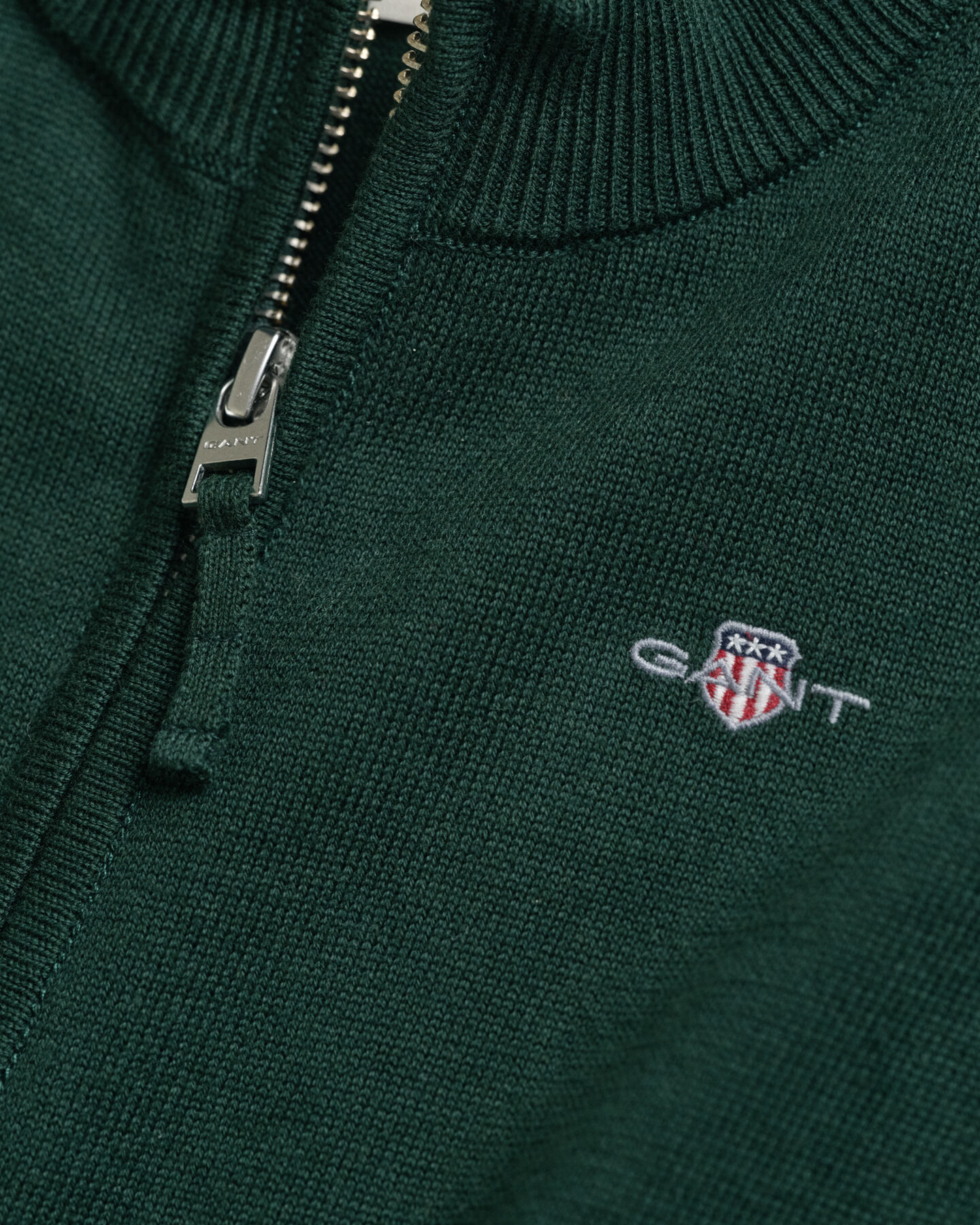 Kids Shield Strickjacke aus Baumwolle mit Reißverschluss