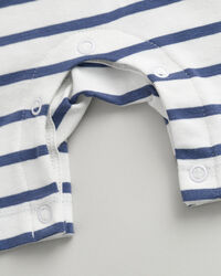 Baby Jersey Strampler mit Streifen