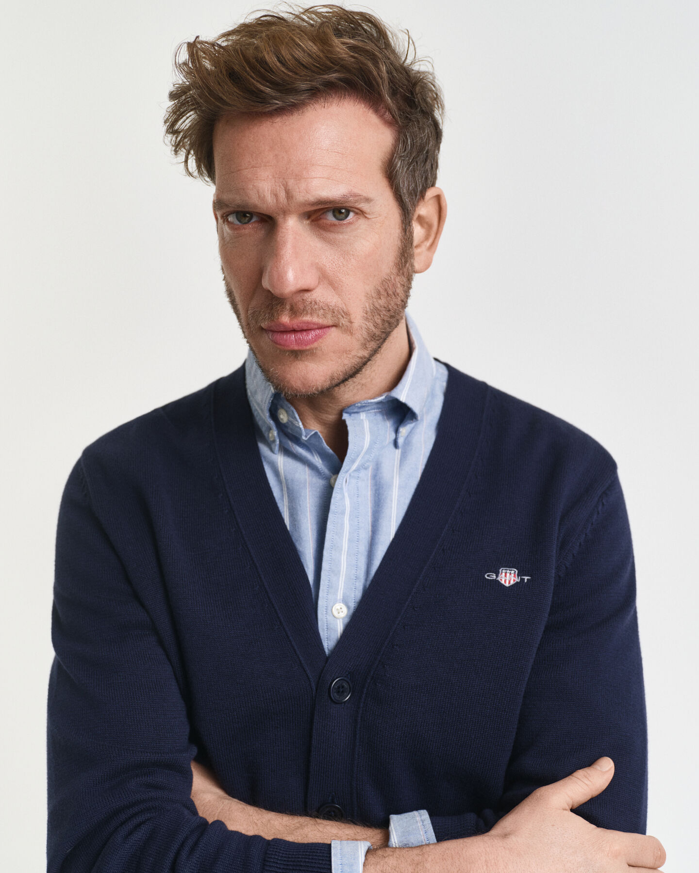 Casual Cotton Strickjacke