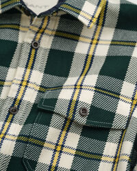 Hemdjacke aus schwerem Twill mit Karomuster