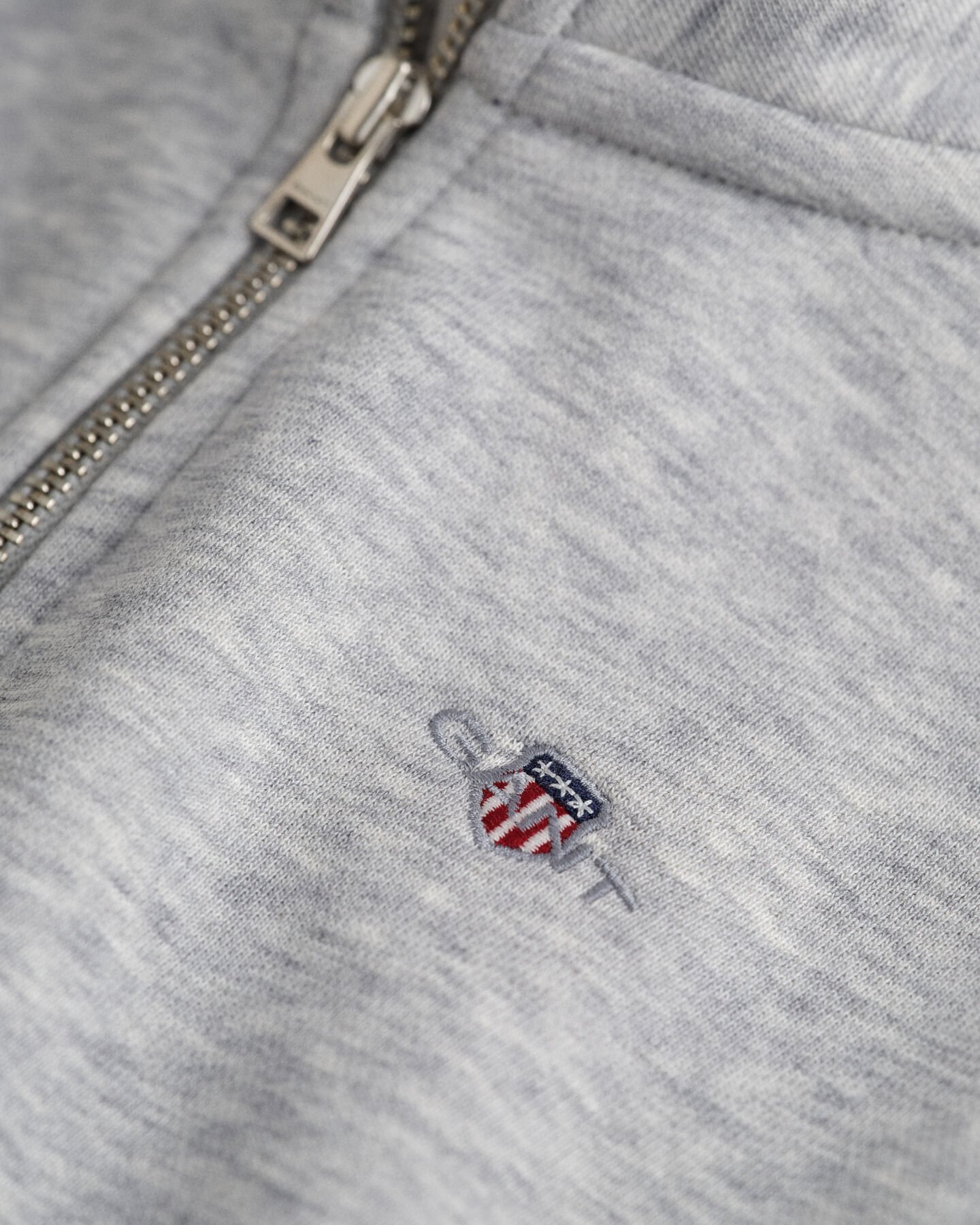 Kids Shield Sweatshirt mit Reißverschlusskragen