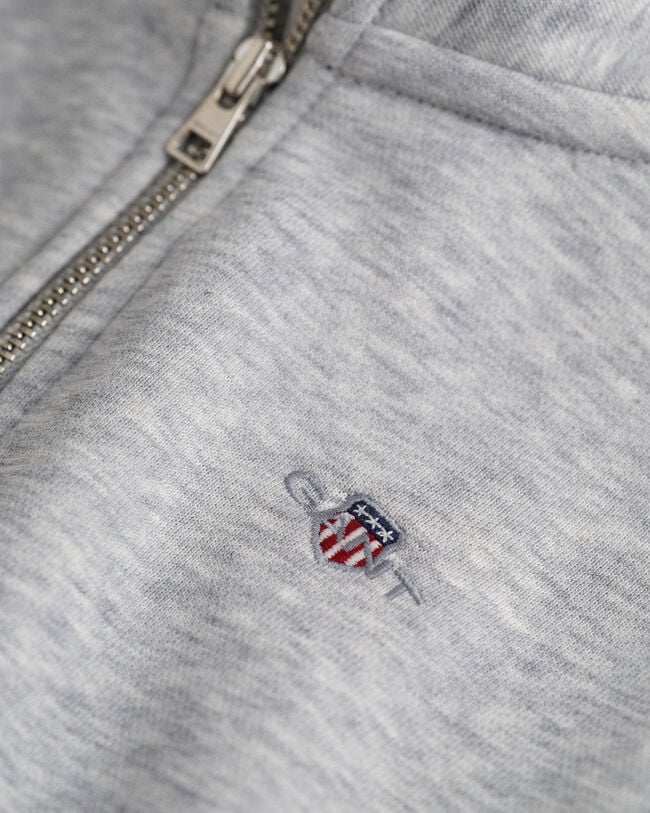 Kids Shield Sweatshirt mit Reißverschlusskragen