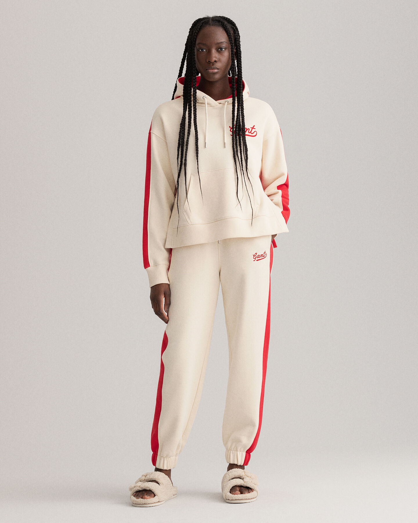 Hoodie im Blockfarbendesign