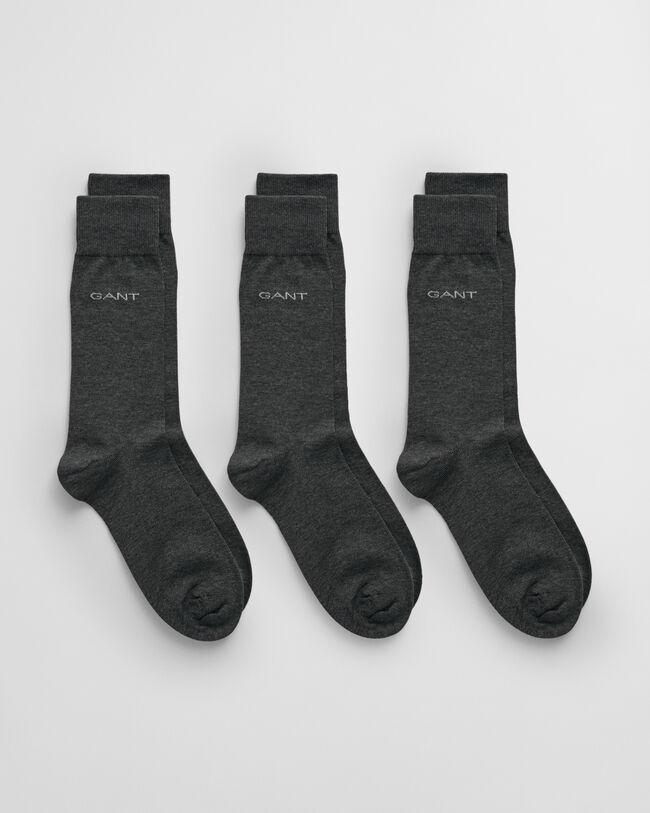 3er-Pack Socken aus mercerisierter Baumwolle