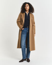 Zopfstrick-Troyer aus Stretch-Baumwolle