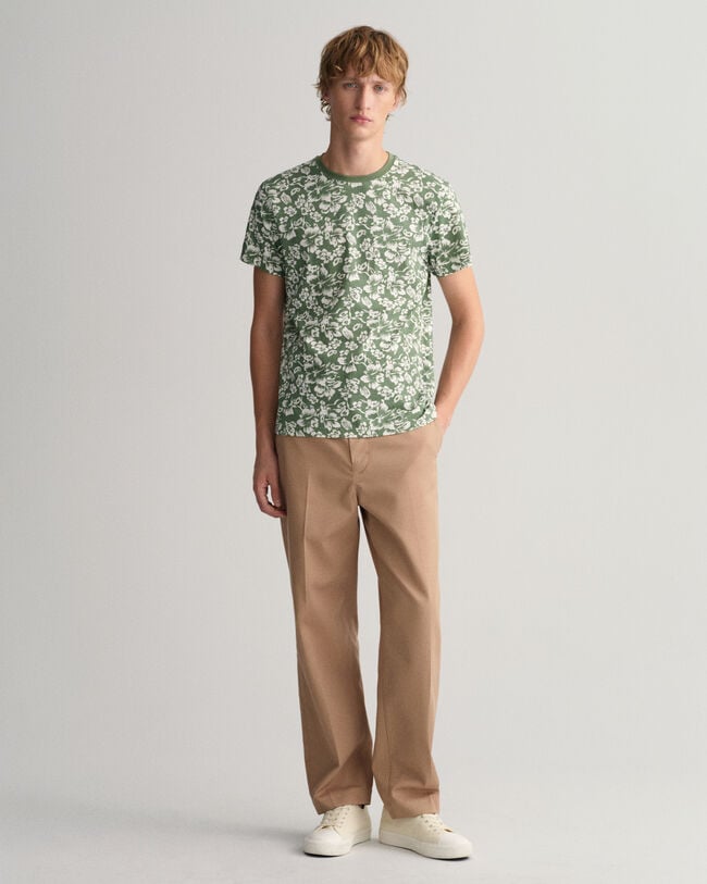 T-Shirt mit floralem Print