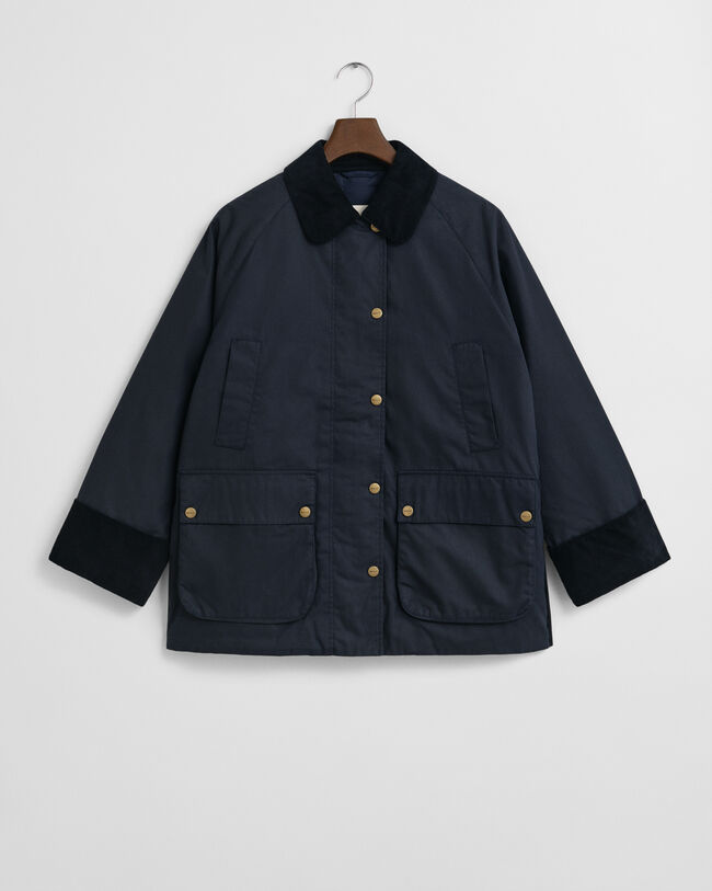 Waxed Cotton Double Decker Jacke