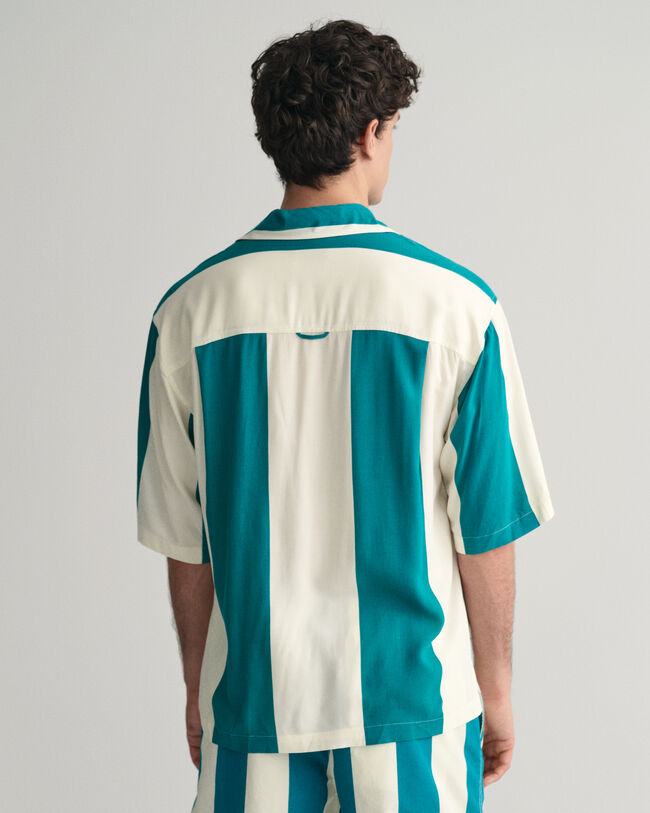 Relaxed Fit Kurzarmhemd aus Viskose