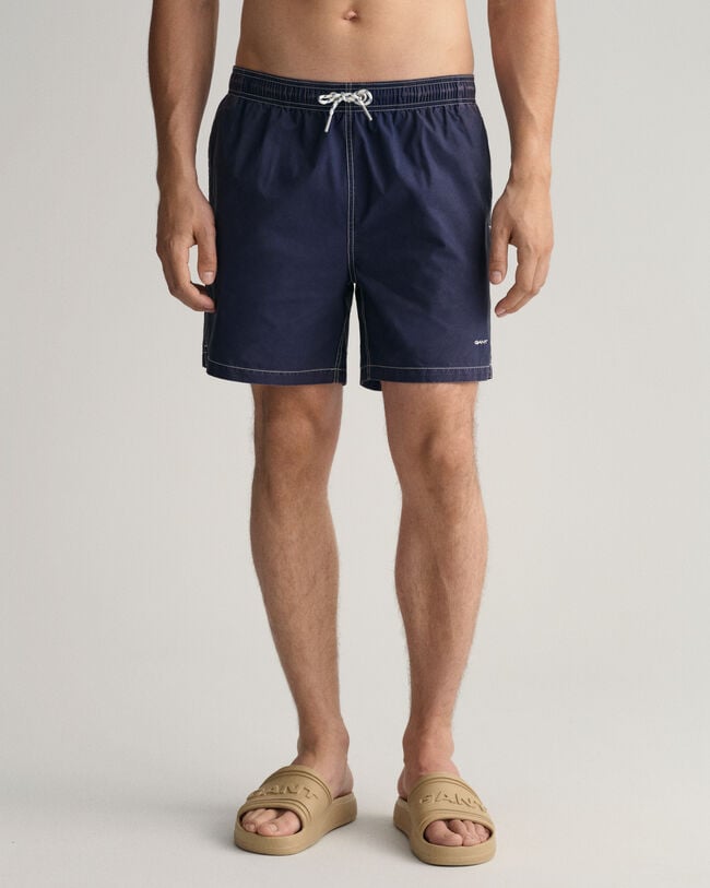 Classic Fit Sunfaded Badeshorts