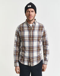 Regular Fit Windblown Flannel Karohemd