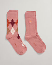2er-Pack Argyle Socken