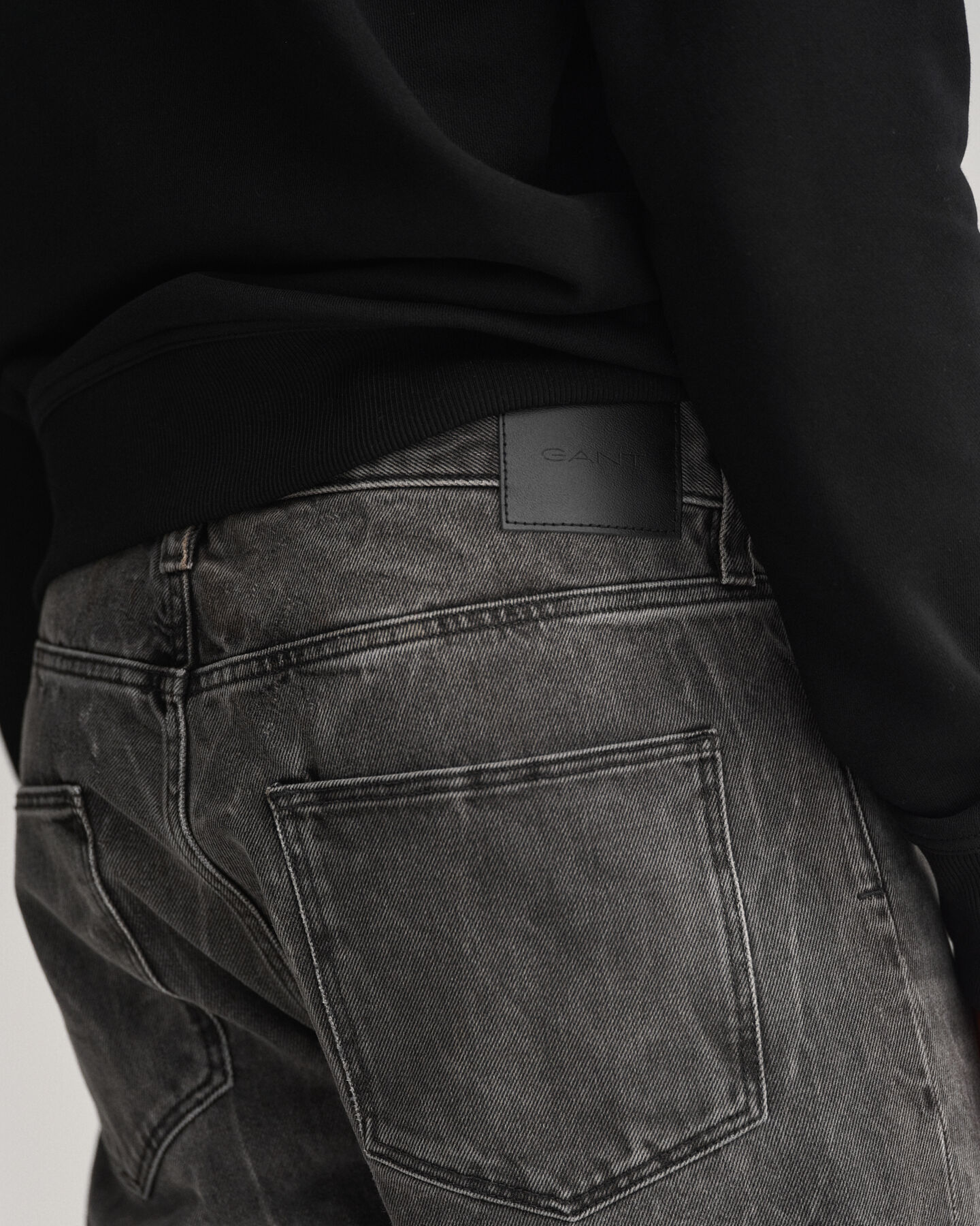 Hayes Slim Fit Jeans mit Vintage-Waschung