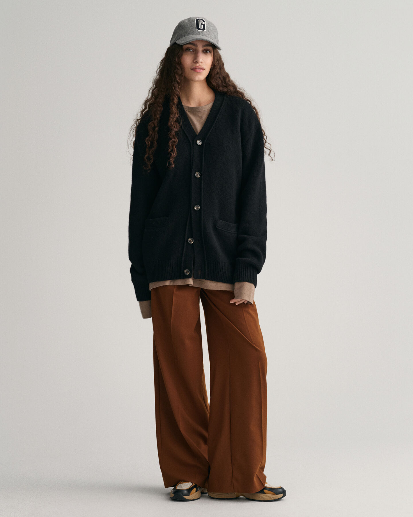 Weiche Wollstrickjacke