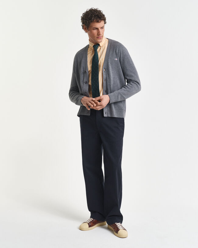 Casual Cotton Strickjacke