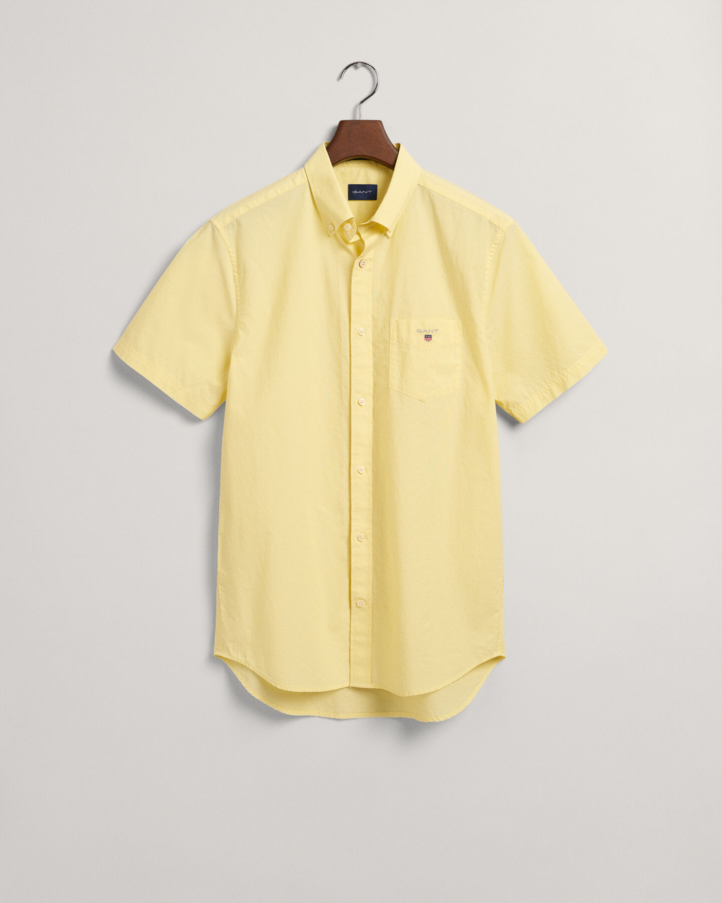 Regular Fit Broadcloth Kurzarm Hemd