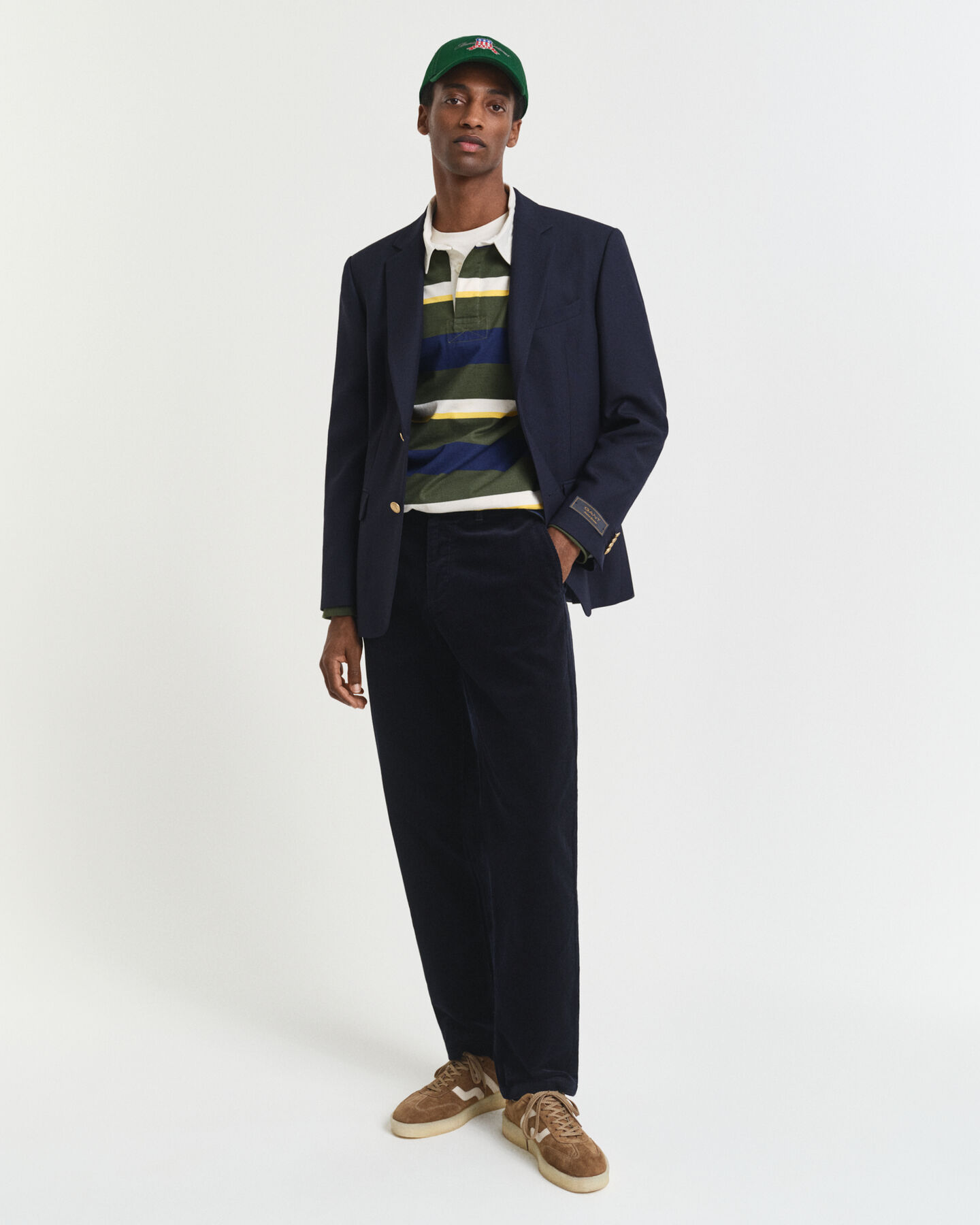 Regular Fit Cord-Chinohose