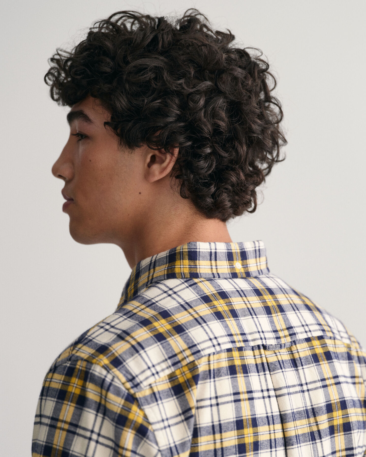 Gebürstetes Regular Fit Oxford-Hemd mit Karomuster