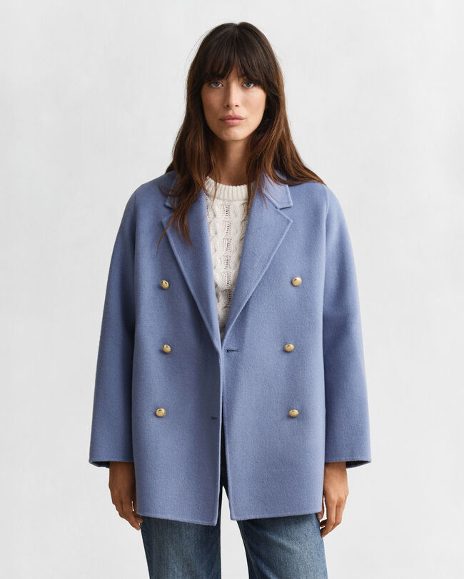 Caban in handgenähter Optik