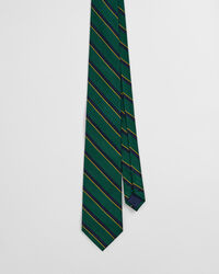 Gestreifte Seidenkrawatte