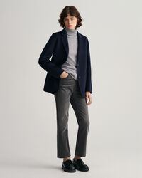 Handgenähter Blazer in gerader Form