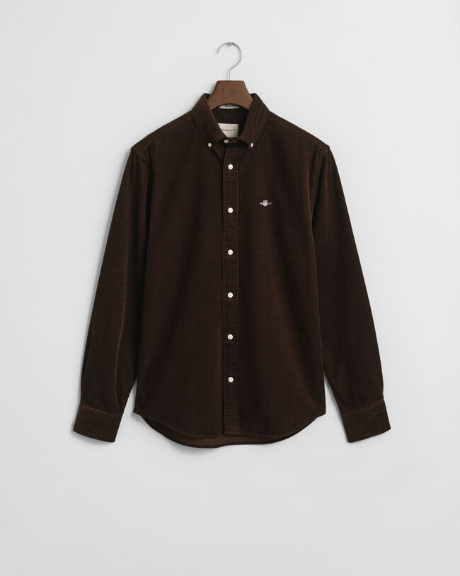 Regular Fit Cordhemd aus Baumwolle