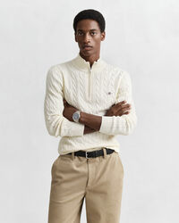 Zopfstrick Troyer aus Baumwolle