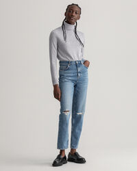 Waschbarer Merino Rollkragenpullover