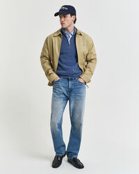 Troyer aus Baumwoll-Piqué