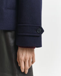 Kurzmantel aus Wollmischung