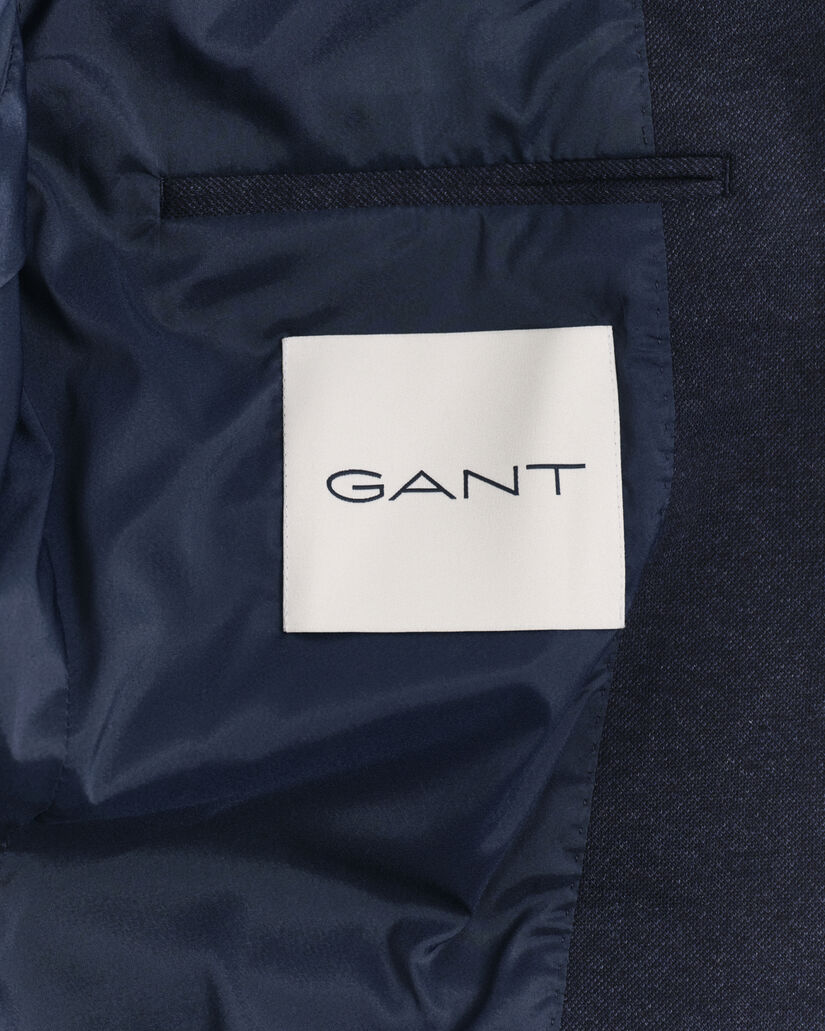 Slim Fit Two-Toned Sakko aus Jersey-Piqué