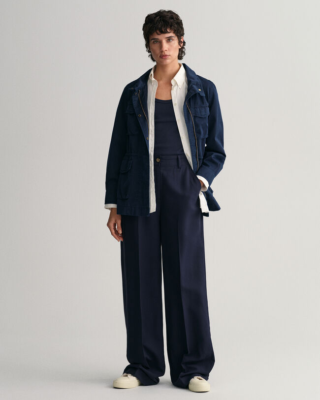 Stückgefärbte Feldjacke