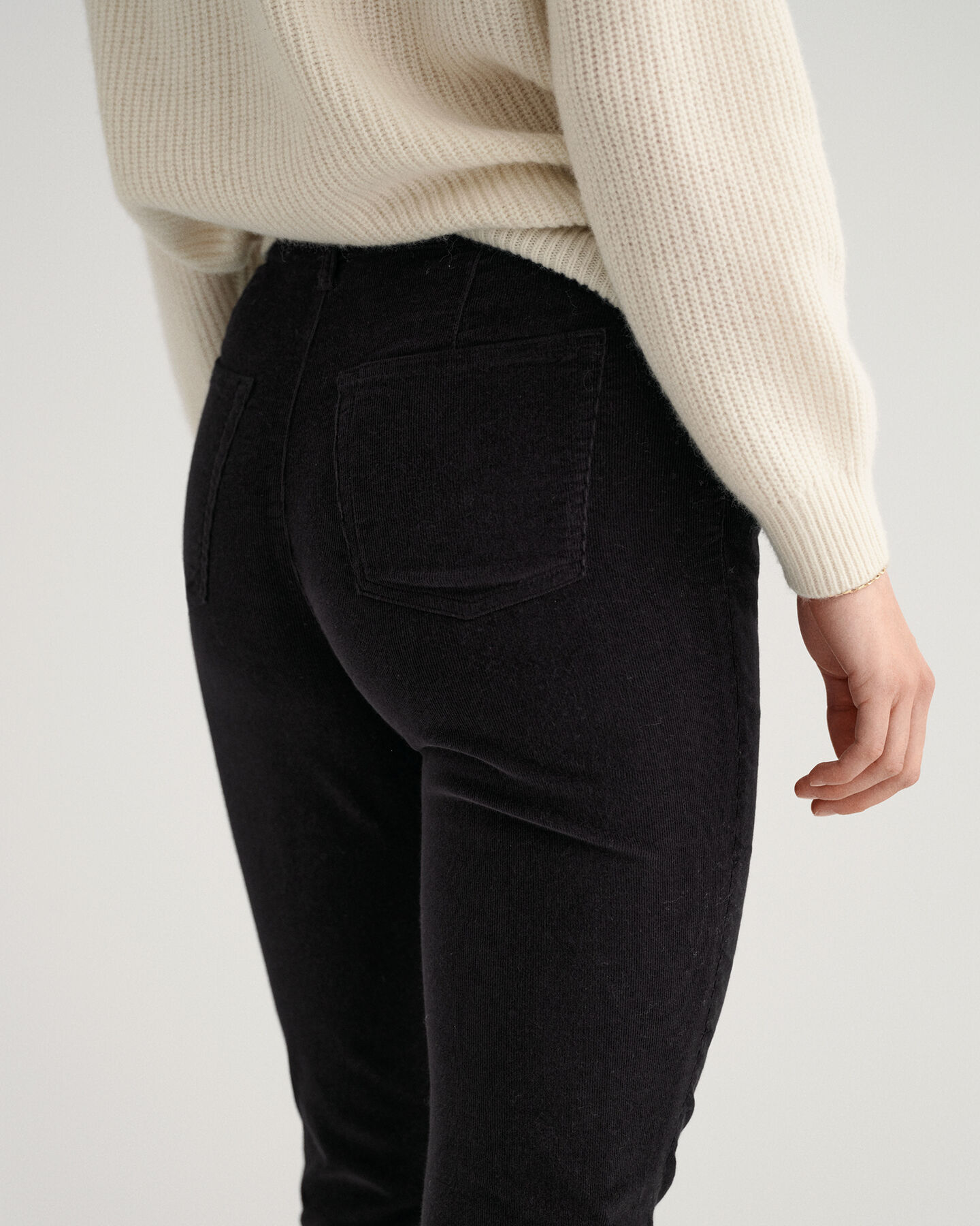 Farla Slim Fit Verk&uuml;rzte Cord-Jeans