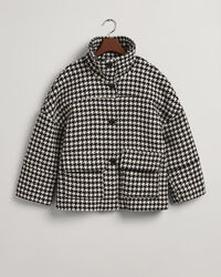 Verk&uuml;rzte Houndstooth Jacke