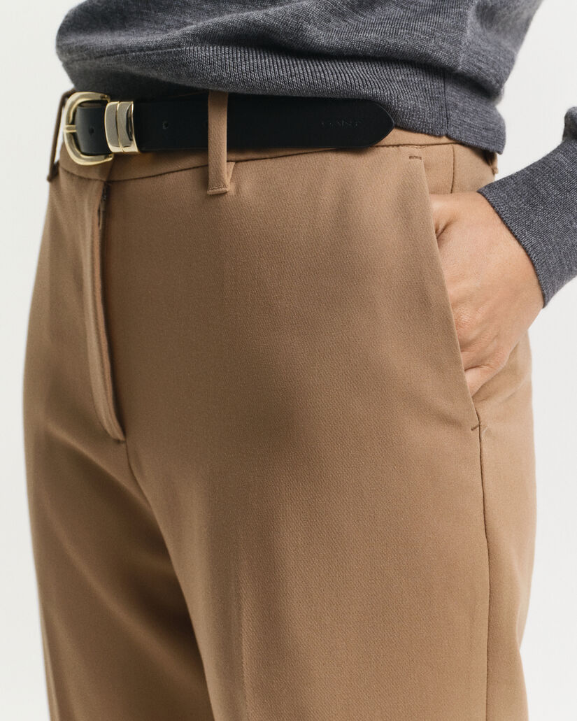 Slim Fit Slacks mit Schlag