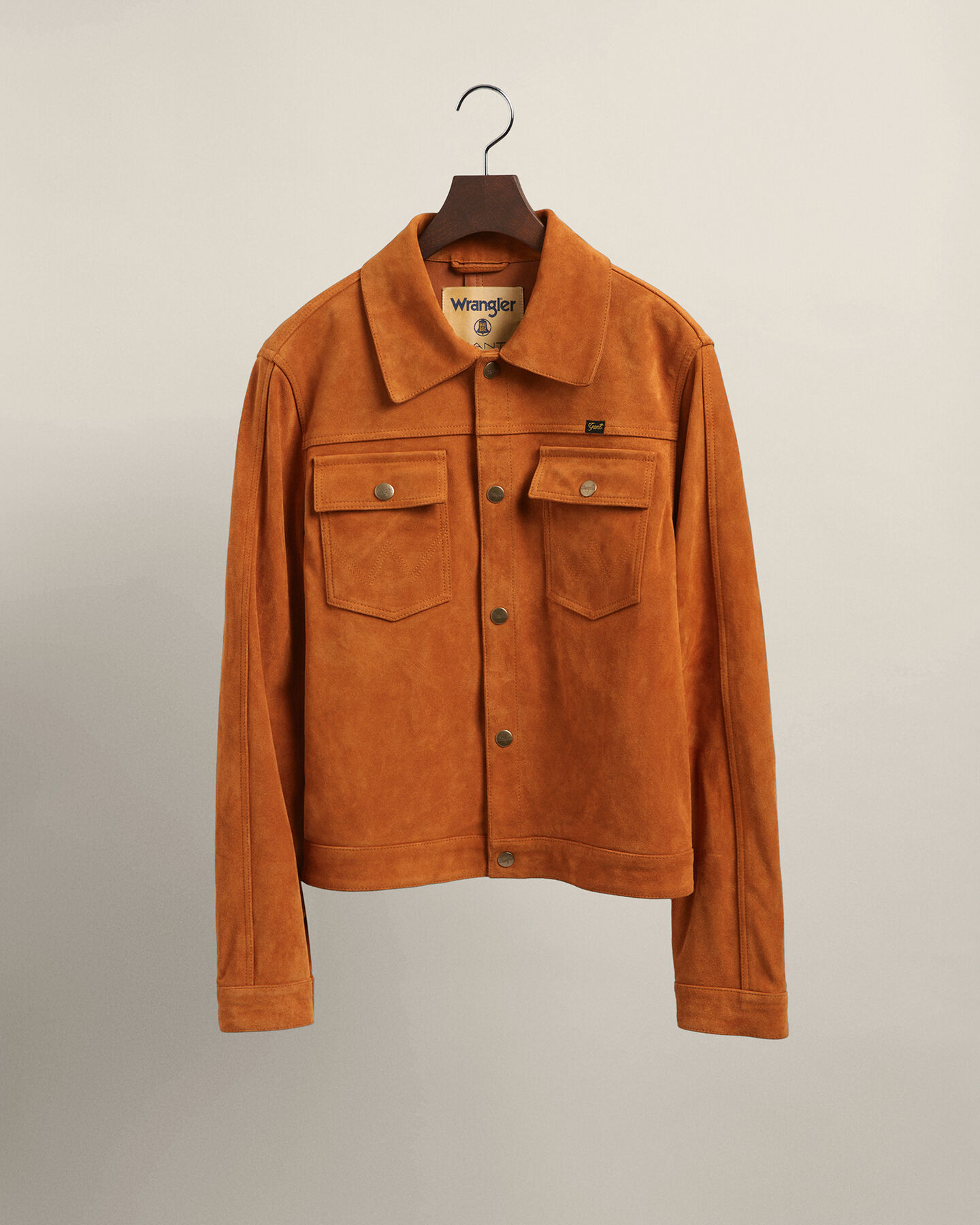 Wrangler x GANT Velourslederjacke